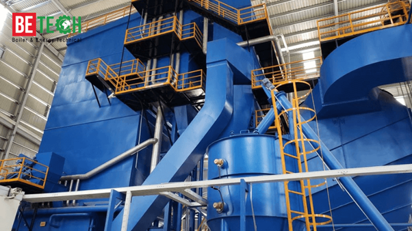 Nguyên lý hoạt động lò hơi đốt trấu