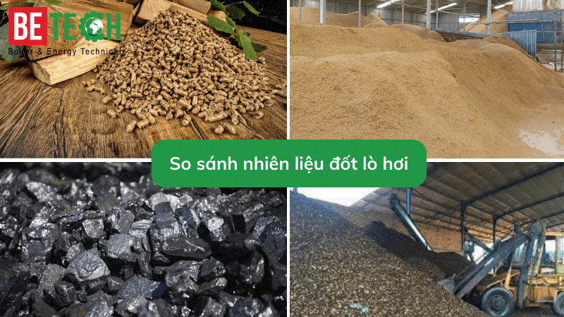 So sánh nhiên liệu đốt lò hơi chi tiết